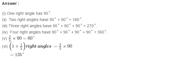 Angles and their measurement Class 6 Maths Solutions PDF Download ...