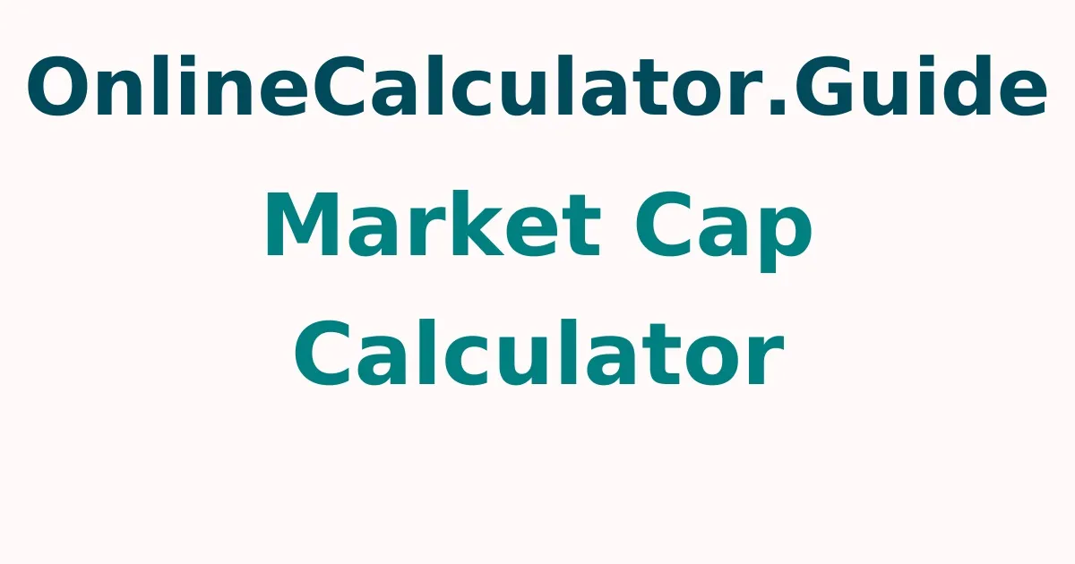 Market Cap Calculator