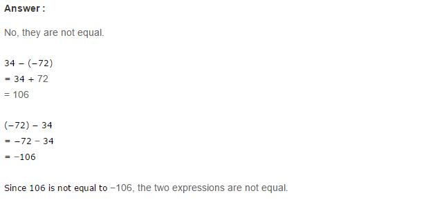 Integers RS Aggarwal Class 6 Maths Solutions Exercise 4C 7.1