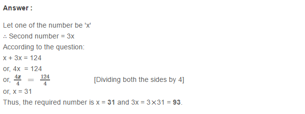 Linear Equation In One Variable RS Aggarwal Class 6 Maths Solutions Ex 9C 1.12