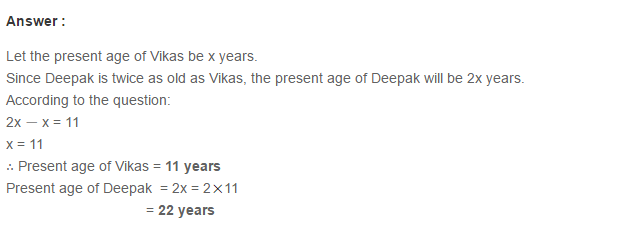 Linear Equation In One Variable RS Aggarwal Class 6 Maths Solutions Ex 9C 1.18