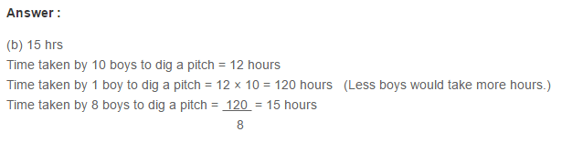 Ratio Proportion and Unitary Method RS Aggarwal Class 6 Maths Solutions CCE Test Paper 16.1