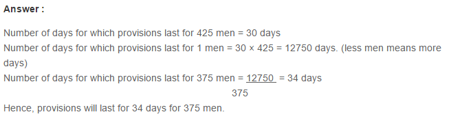 Ratio Proportion and Unitary Method RS Aggarwal Class 6 Maths Solutions CCE Test Paper 6.1