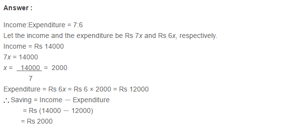 Ratio Proportion and Unitary Method RS Aggarwal Class 6 Maths Solutions Ex 10A 1.21