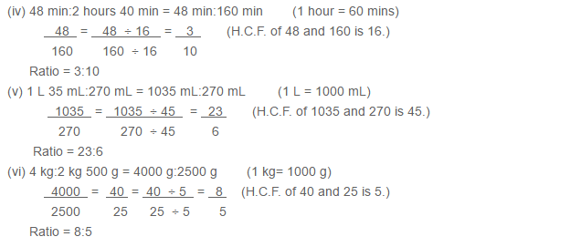 Ratio Proportion and Unitary Method RS Aggarwal Class 6 Maths Solutions Ex 10A 1.8