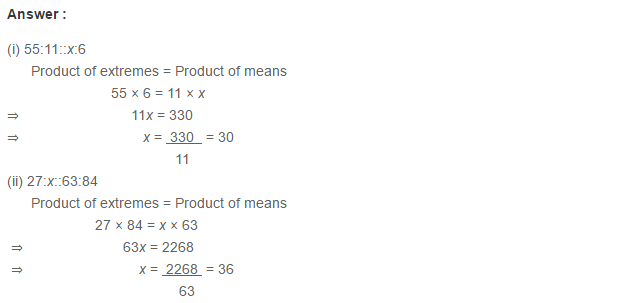 Ratio Proportion and Unitary Method RS Aggarwal Class 6 Maths Solutions Ex 10B 3.1