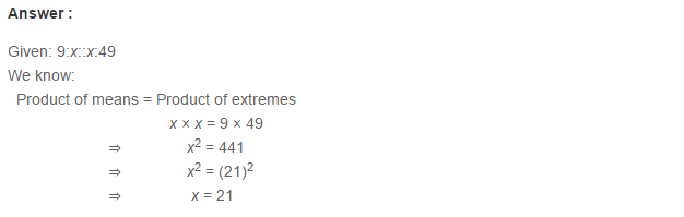 Ratio Proportion and Unitary Method RS Aggarwal Class 6 Maths Solutions Ex 10B 9.1