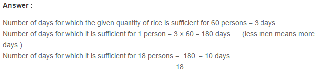 Ratio Proportion and Unitary Method RS Aggarwal Class 6 Maths Solutions Ex 10C 19.1