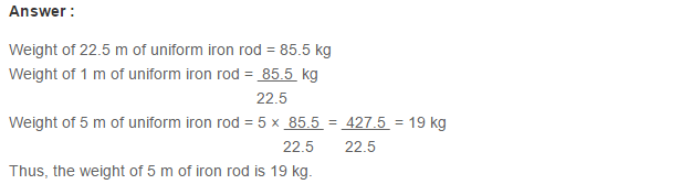 Ratio Proportion and Unitary Method RS Aggarwal Class 6 Maths Solutions Ex 10C 4.1