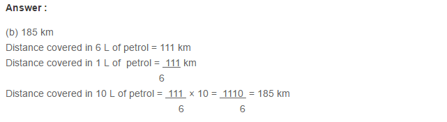 Ratio Proportion and Unitary Method RS Aggarwal Class 6 Maths Solutions Ex 10D 15.1