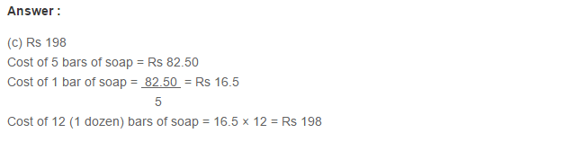 Ratio Proportion and Unitary Method RS Aggarwal Class 6 Maths Solutions Ex 10D 20.1