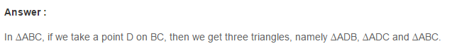 Triangles RS Aggarwal Class 6 Maths Solutions Exercise 16A 10.1