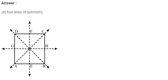 Two Dimensional Reflection Symmetry RS Aggarwal Class 6 Maths Solutions 1.1