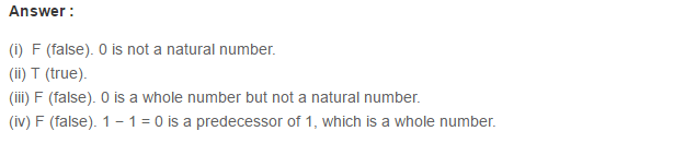 Whole Numbers RS Aggarwal Class 6 Maths Solutions CCE Test Paper 18.1