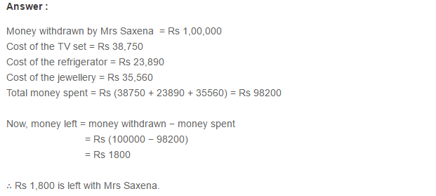 Whole Numbers RS Aggarwal Class 6 Maths Solutions Ex 3C 6.1