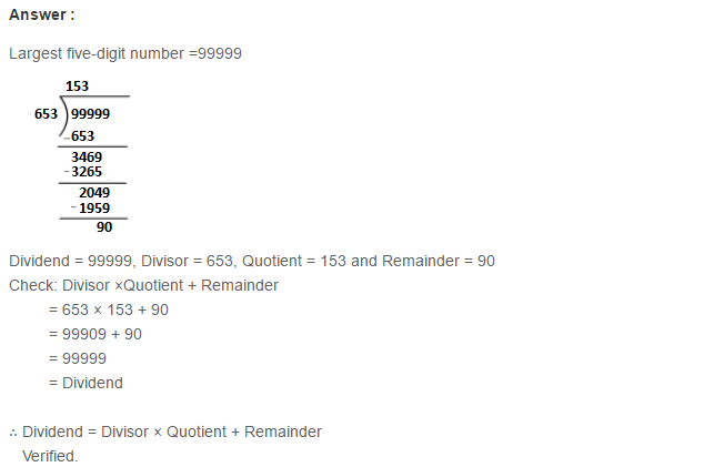 Whole Numbers RS Aggarwal Class 6 Maths Solutions Ex 3E 11.1