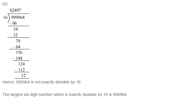 Whole Numbers RS Aggarwal Class 6 Maths Solutions Ex 3F 2.6